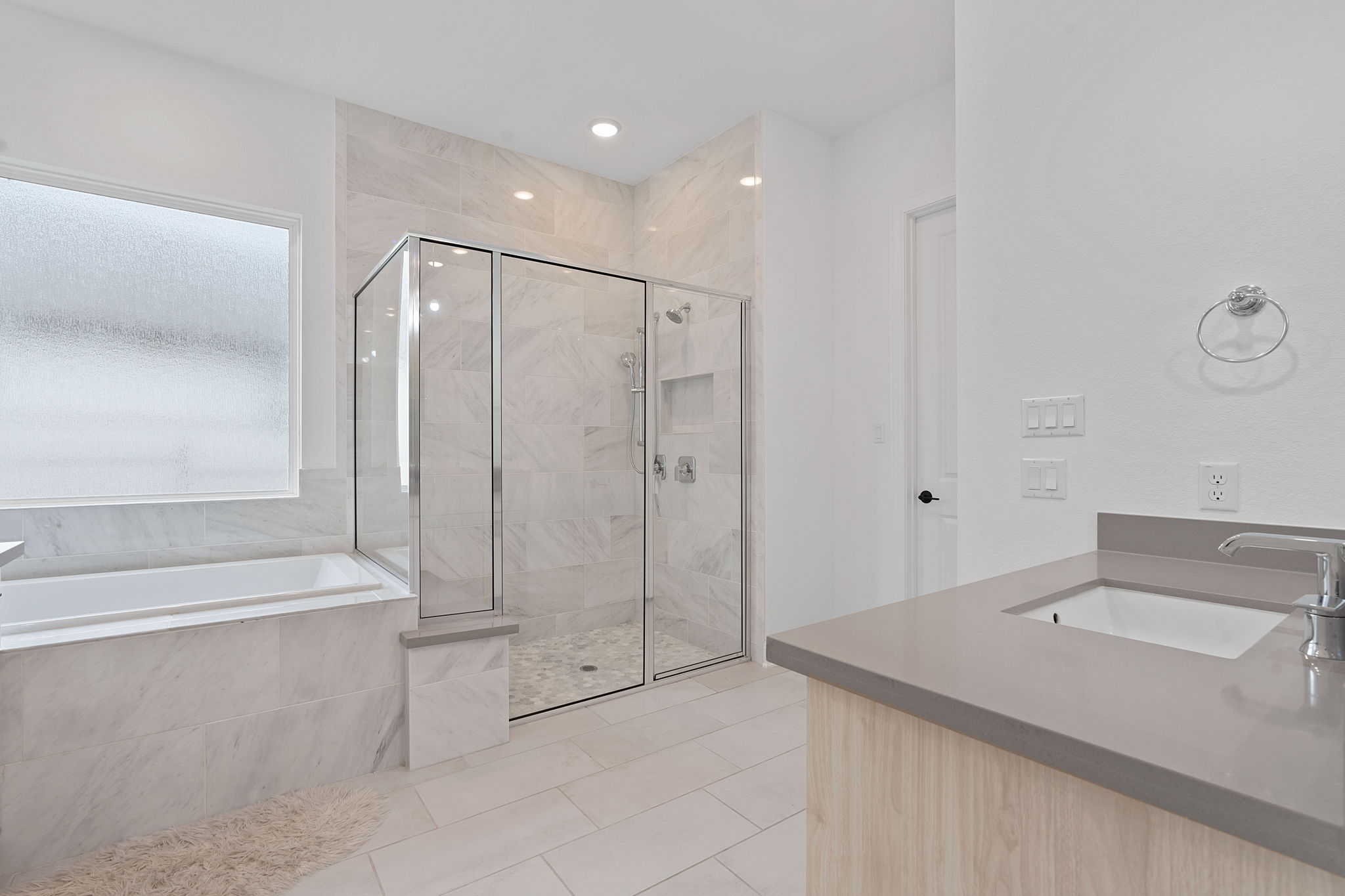 309 Pear Tree Lane Austin, TX 78737 - Photo 24 of 39 a bathroom with a shower and a sink