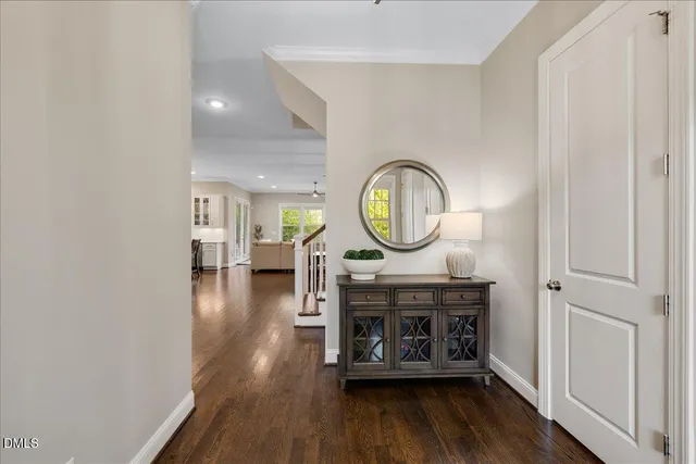 front view of house with a bench