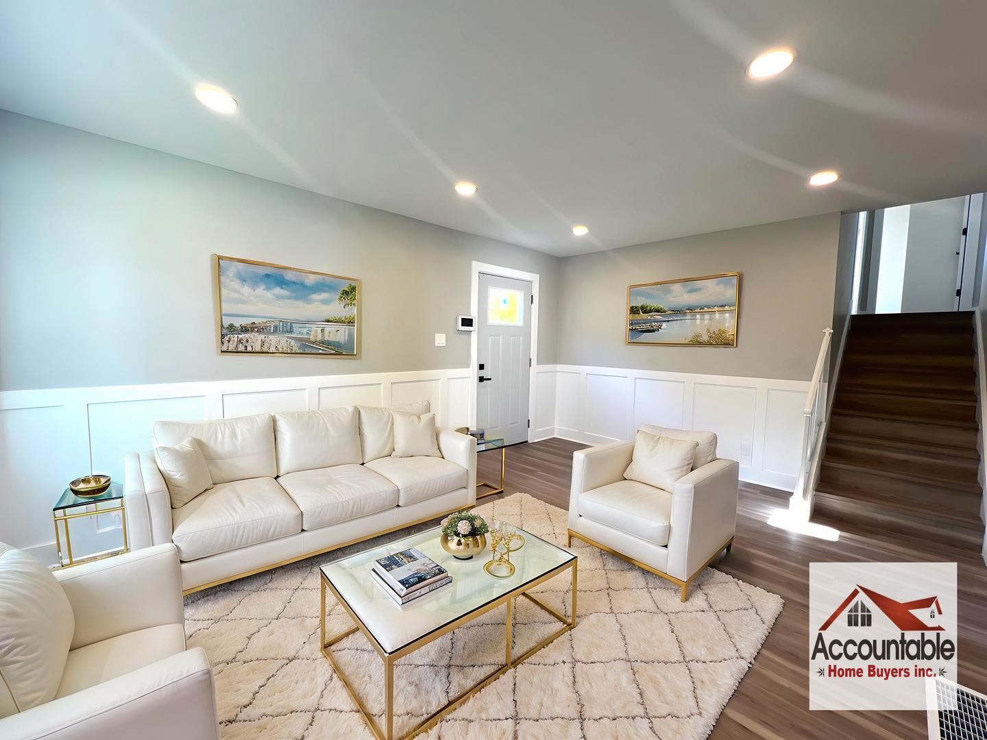 290 Merrill Avenue Calumet City, IL 60409 - Photo 8 of 18 a living room with furniture and a wooden floor