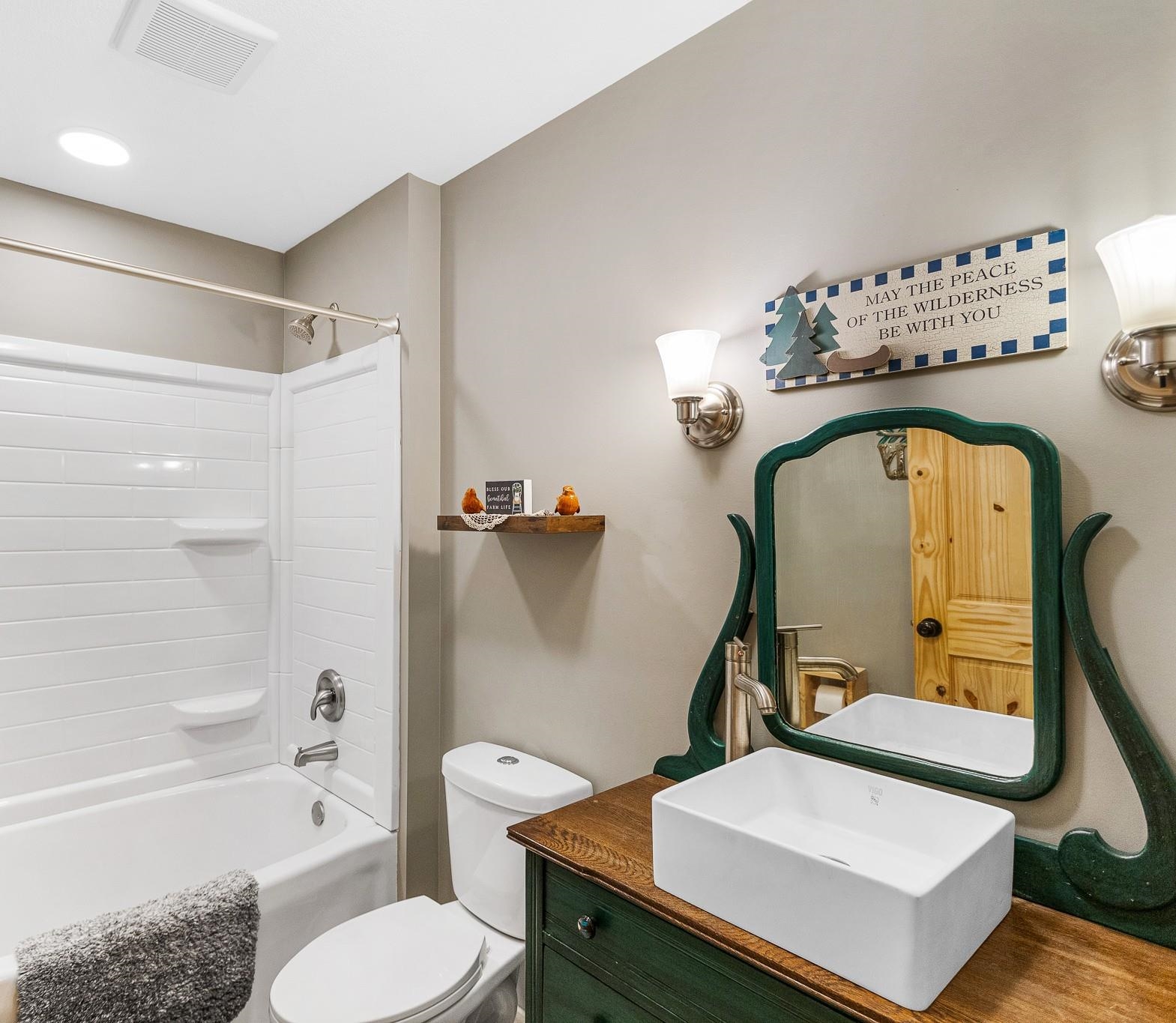 6014 Brown Road Kettle River, MN 55757 - Photo 30 of 54 Full bath with bathtub / shower combination and vanity