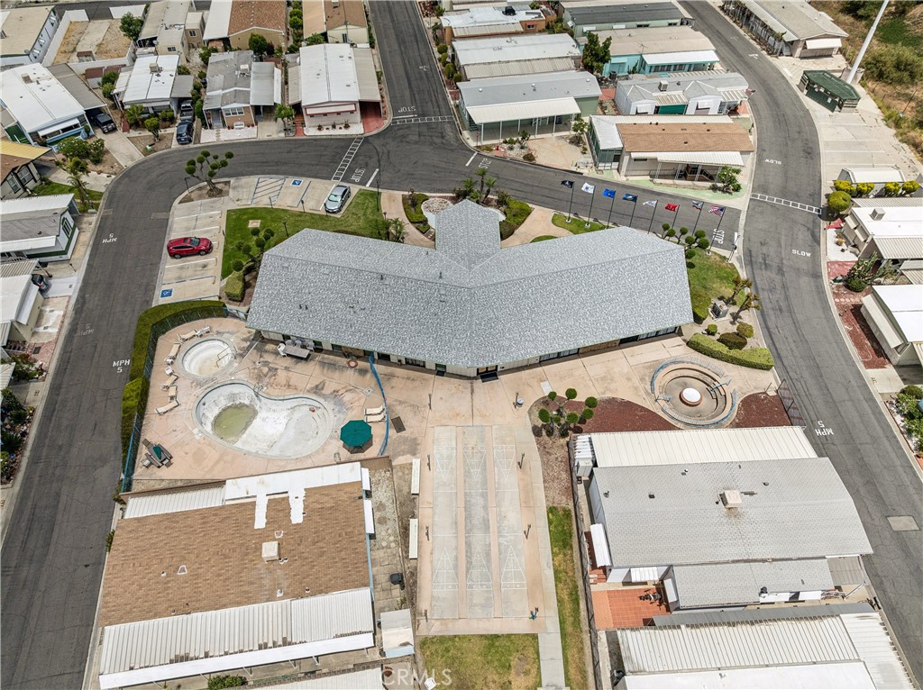10550 Dunlap Crossing Road, Unit 141 Whittier, CA 90606 - Photo 33 of 38 an aerial view of a house with a swimming pool