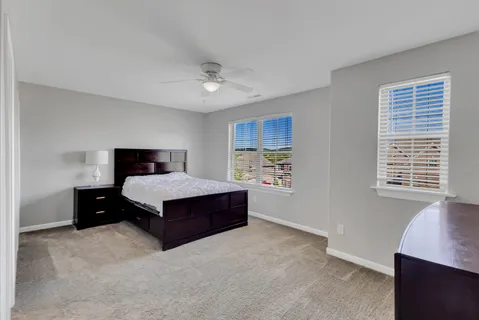 a bird view of a house