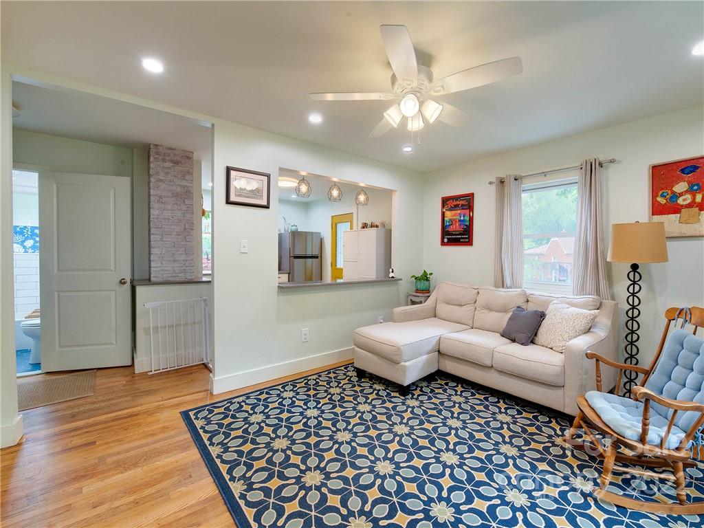 3501 Mathis Drive Charlotte, NC 28208 - Photo 3 of 42 a living room with furniture and a rug