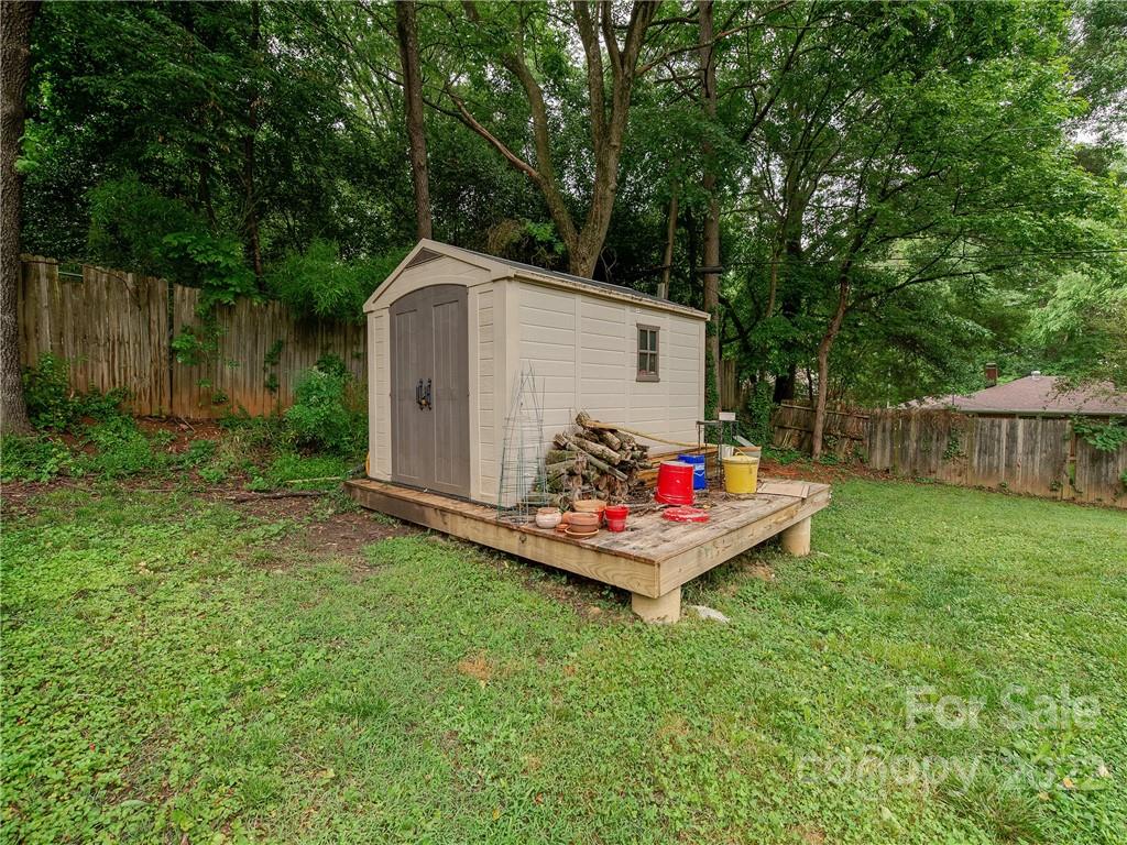 3501 Mathis Drive Charlotte, NC 28208 - Photo 38 of 42 a view of a small house with backyard and sitting area