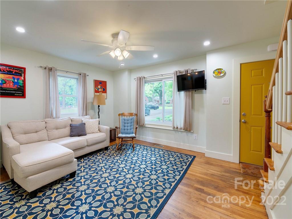 3501 Mathis Drive Charlotte, NC 28208 - Photo 6 of 42 a living room with furniture and a rug