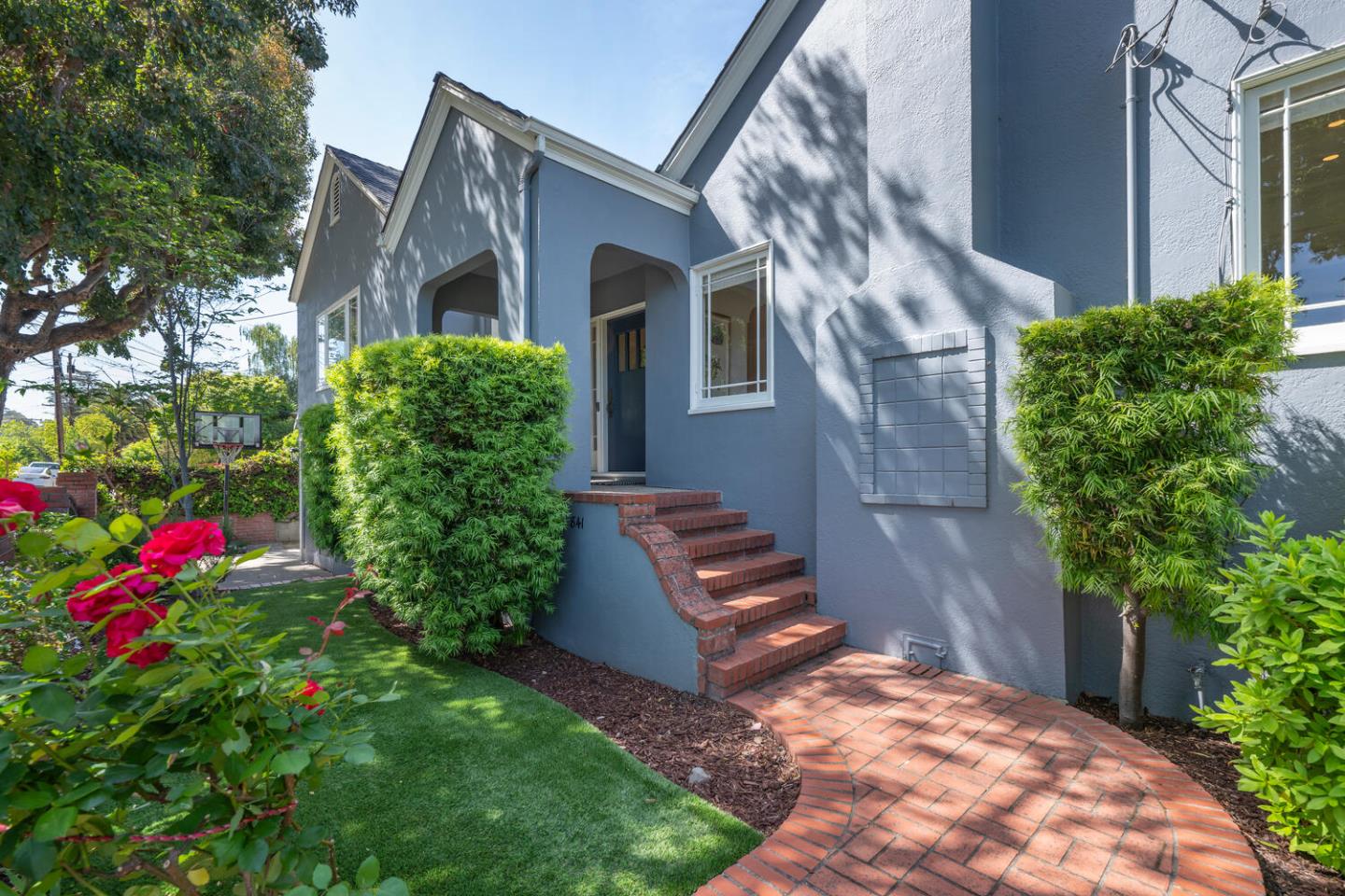 841 Fairfield Road Burlingame, CA 94010 - Photo 2 of 25 a view of a house with a yard and garden