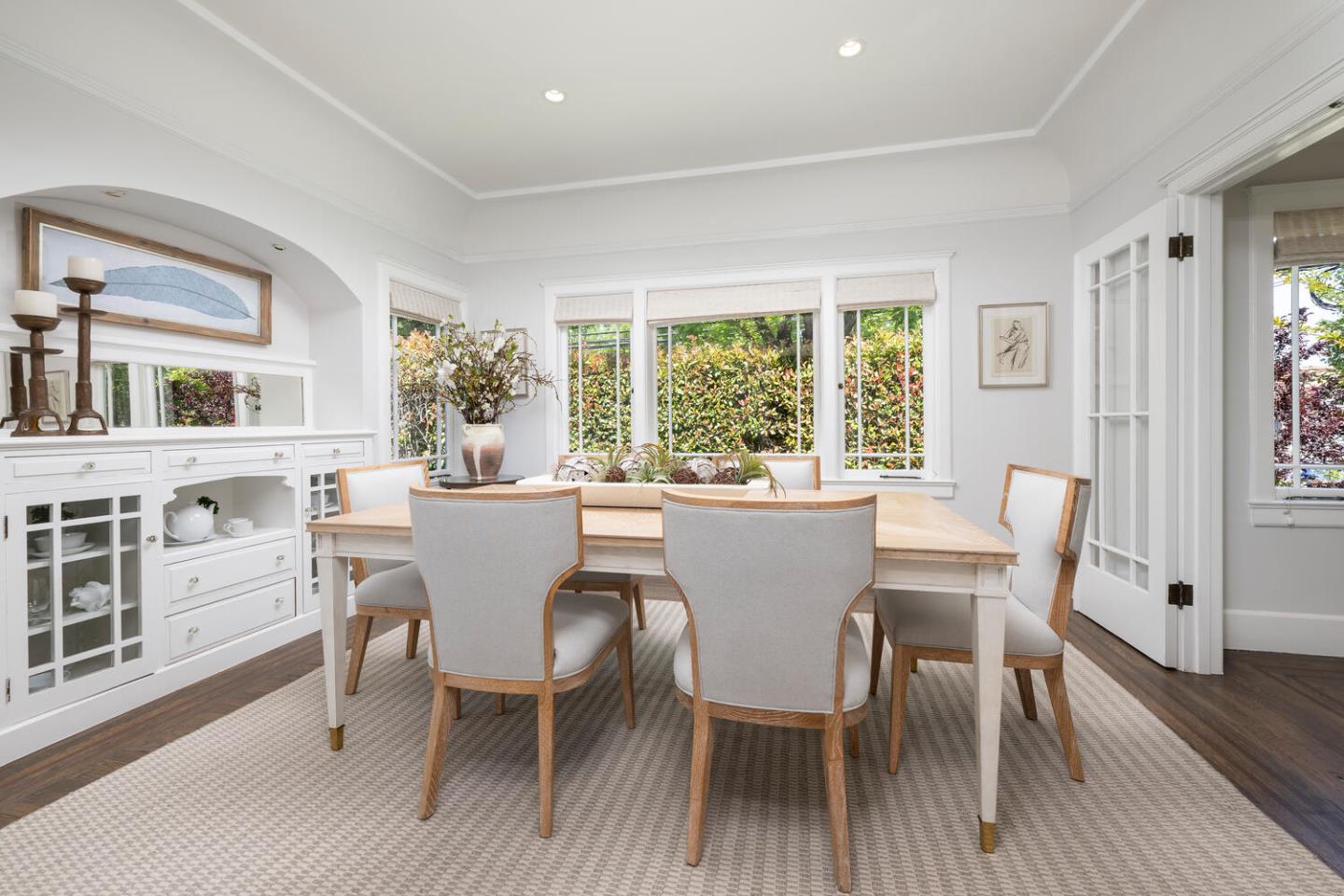 841 Fairfield Road Burlingame, CA 94010 - Photo 7 of 25 a dining room with furniture window wooden floor