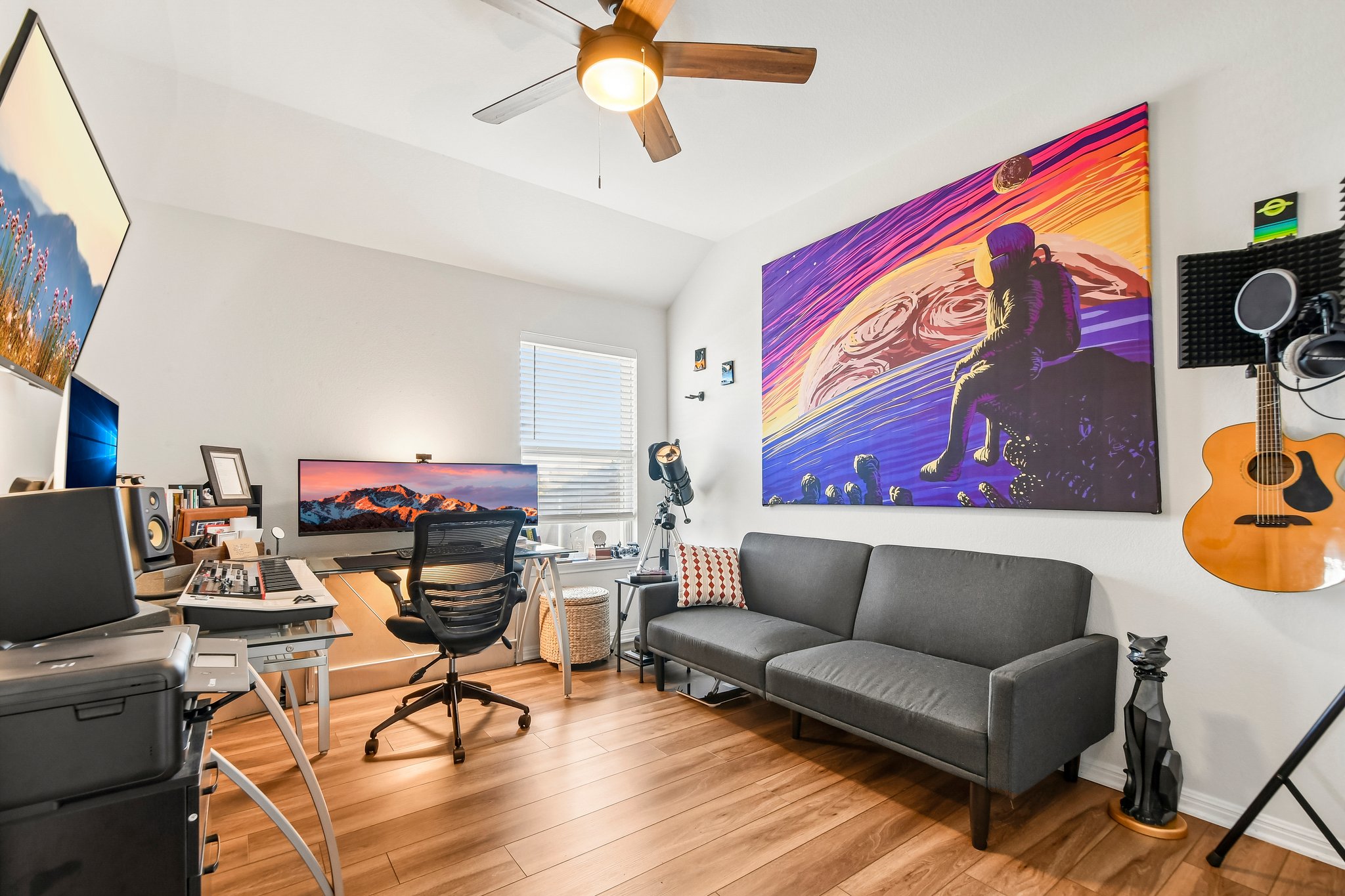 10700 Sentinel Drive Austin, TX 78747 - Photo 7 of 27 A dedicated office with room to work, create, record, or close the door and focus.