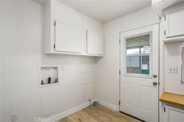 a room with storage and utility