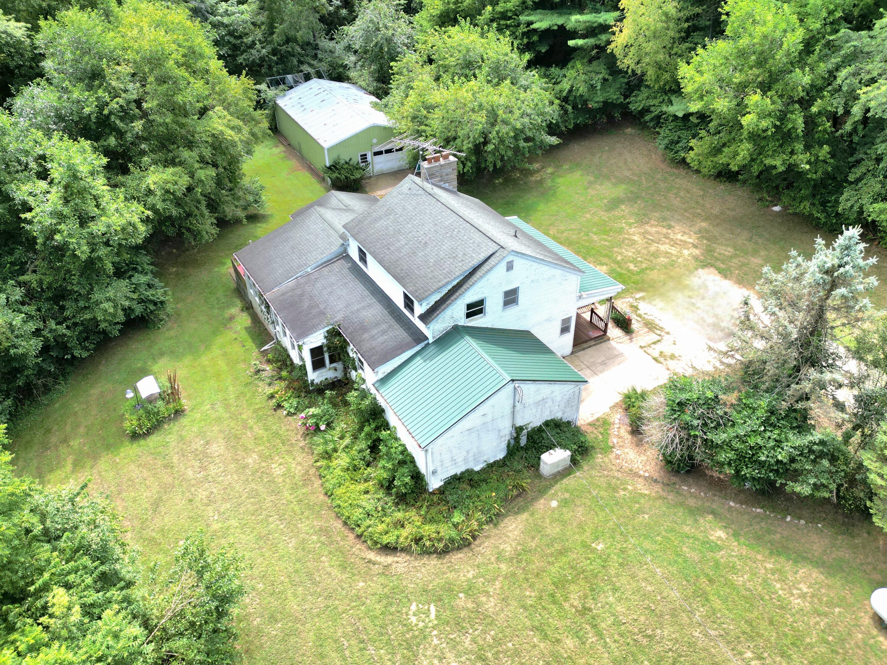 29723 King Road Leonidas, MI 49066 - Photo 3 of 34 Aerial showing Pole Barn