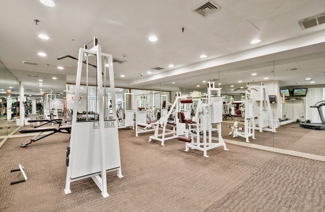 183 Oak Street, Unit 307 Newton, MA 02464 - Photo 18 of 24 a view of a room with gym equipment