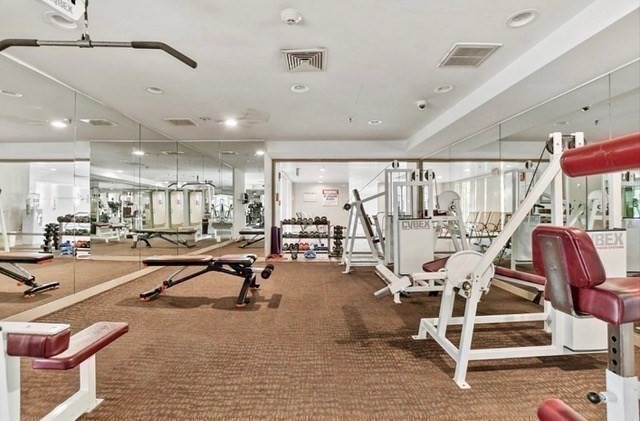 183 Oak Street, Unit 307 Newton, MA 02464 - Photo 19 of 24 a view of a room with gym equipment