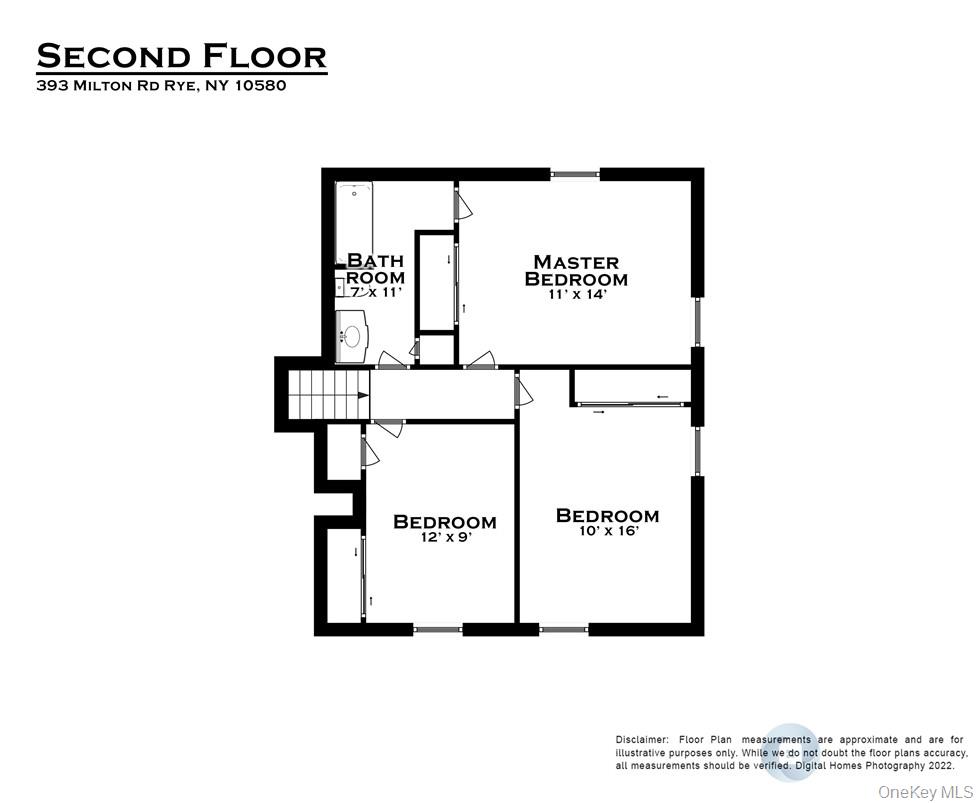 393 Milton Road Rye, NY 10580 - Photo 20 of 22 Third level- all bedrooms and full hall bath with additional access from master bedroom