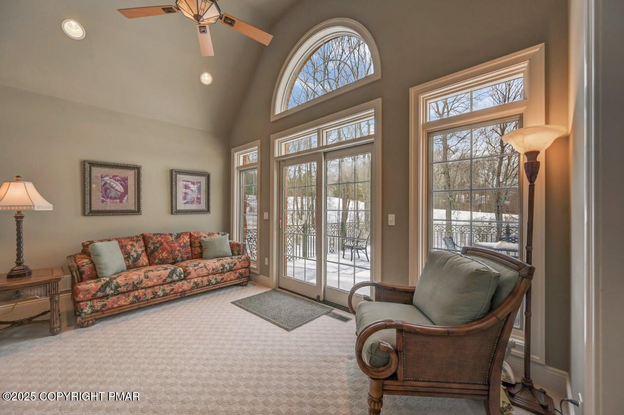 235 Wolf Hollow Road Lake Harmony, PA 18624 - Photo 33 of 96 a living room with furniture and a window
