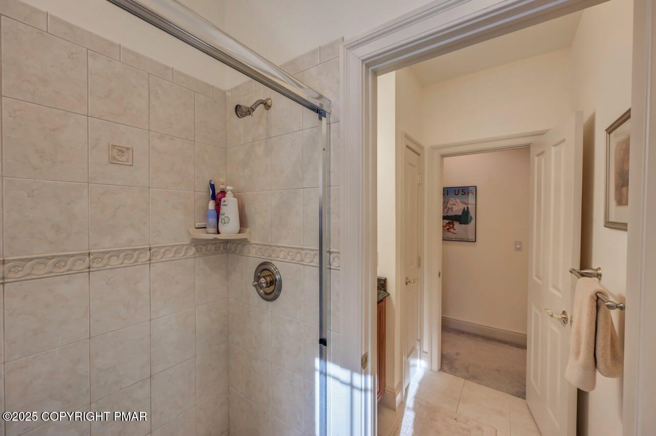 235 Wolf Hollow Road Lake Harmony, PA 18624 - Photo 74 of 98 a bathroom with a shower