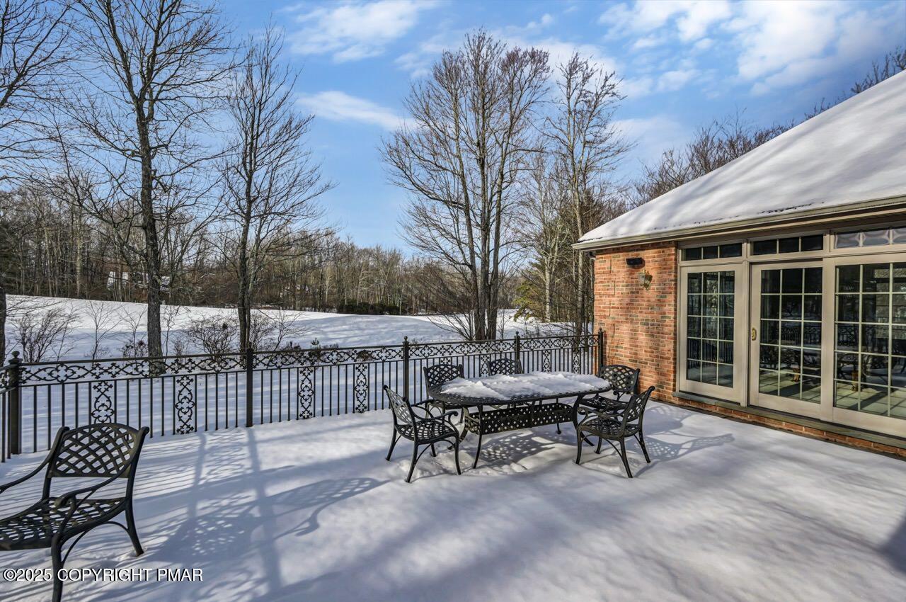 235 Wolf Hollow Road Lake Harmony, PA 18624 - Photo 87 of 98 a view of a patio with a yard