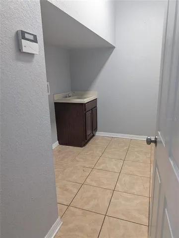 a view of a closet area