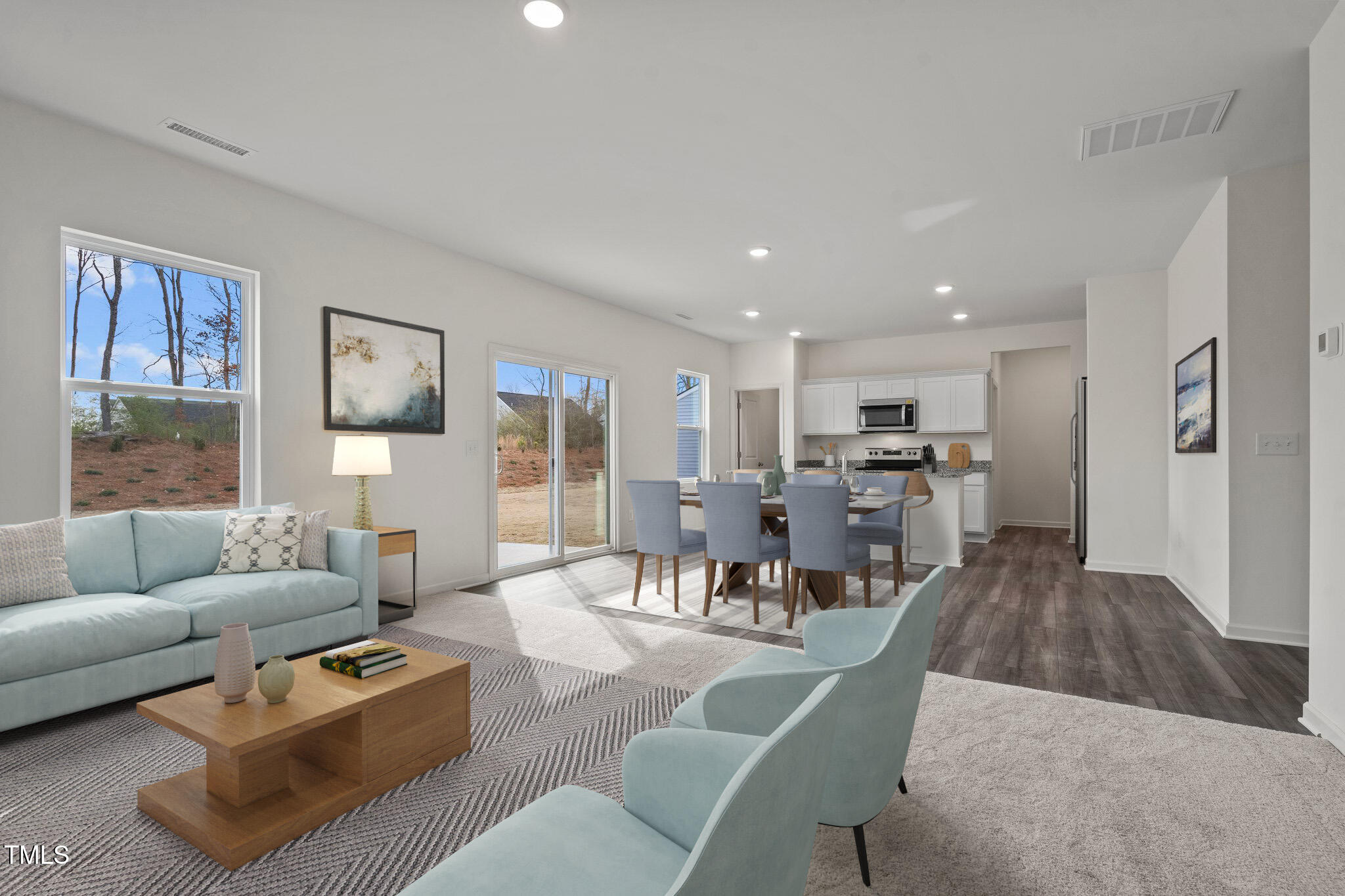 7314 Beechcraft Ln Spring Spring Hope, NC 27882 - Photo 5 of 37 beacon_living_dining_kitchen