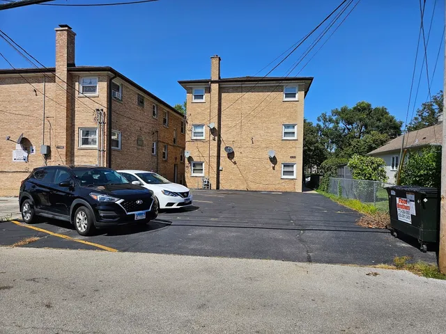a car parked in front of a house