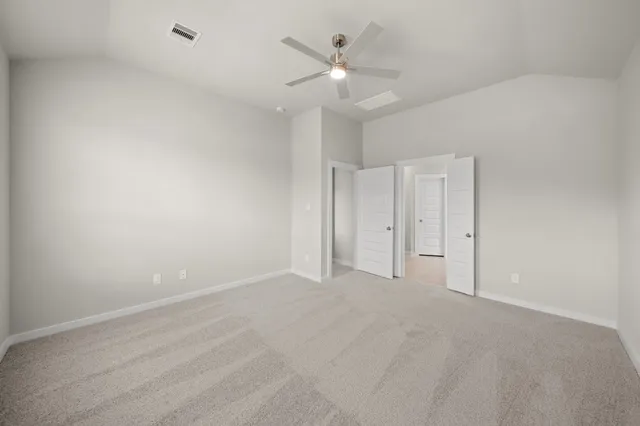 a view of an empty room