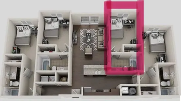 a view of living room with furniture and cabinets