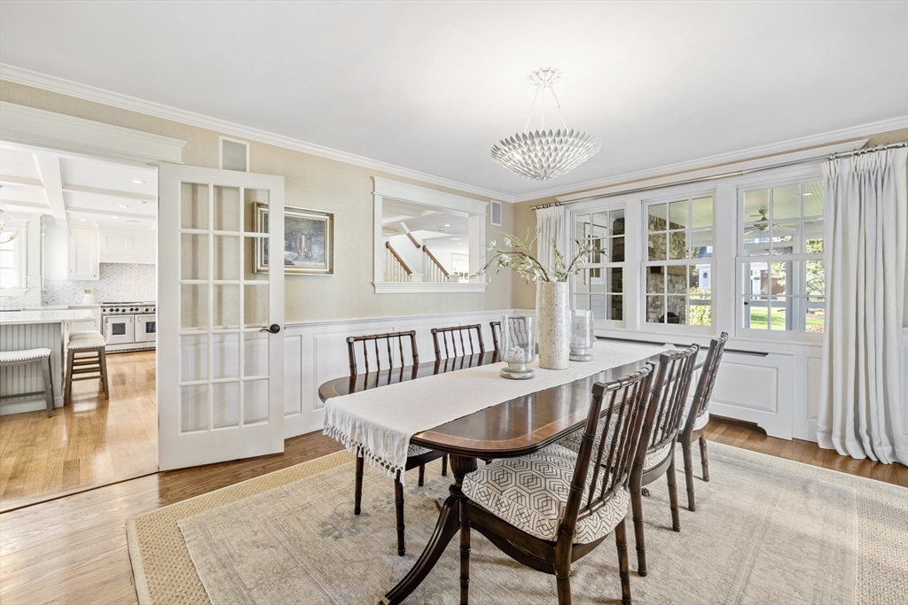 3 Goldthwait Road Marblehead, MA 01945 - Photo 13 of 30 a view of a dining room with furniture and wooden floor