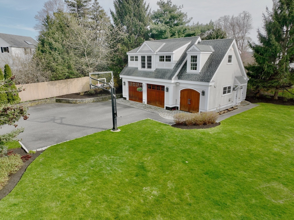 3 Goldthwait Road Marblehead, MA 01945 - Photo 25 of 30 a aerial view of a house with a yard and sitting area