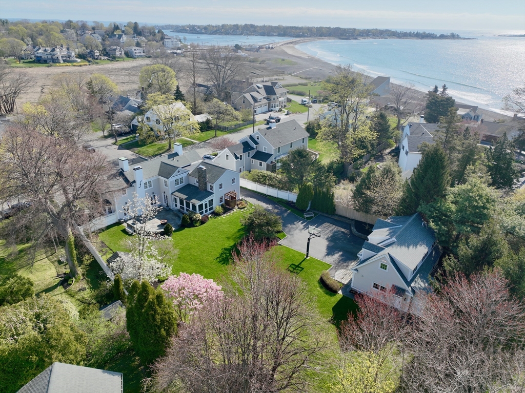 3 Goldthwait Road Marblehead, MA 01945 - Photo 4 of 30 an aerial view of a house with a yard and lake view