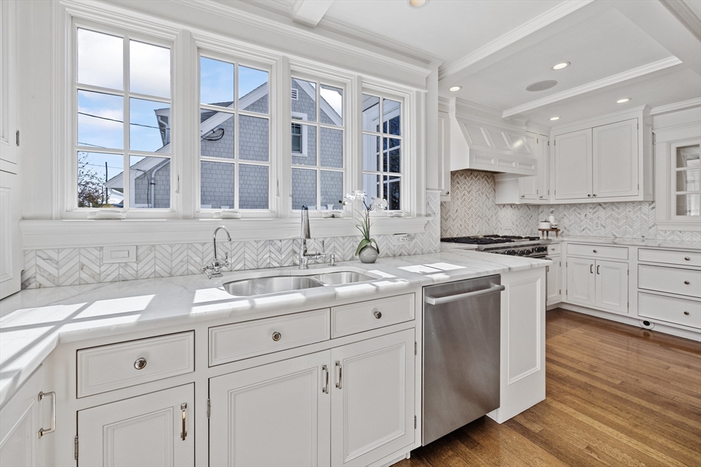 3 Goldthwait Road Marblehead, MA 01945 - Photo 8 of 30 a kitchen with a sink cabinets and wooden floor
