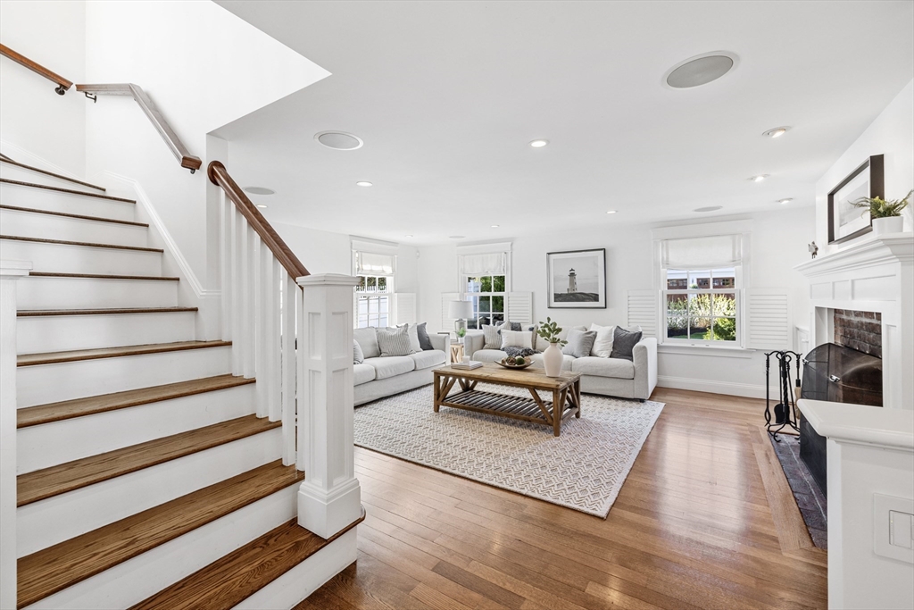 3 Goldthwait Road Marblehead, MA 01945 - Photo 10 of 30 a living room with furniture and a fireplace