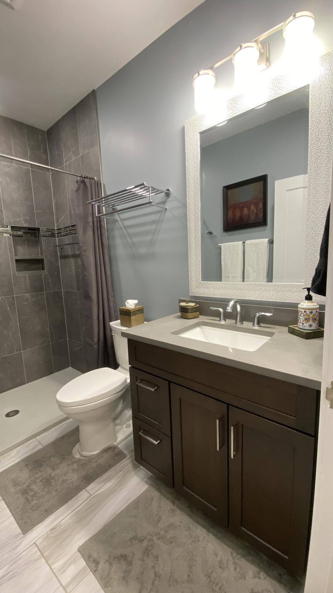 1728 Beachview Court Crown Point, IN 46307 - Photo 45 of 114 a bathroom with a sink toilet and shower