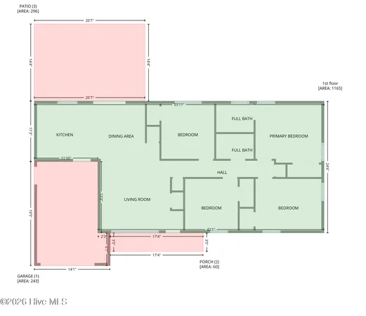 $249,900 | 401 Ramsey Drive, Jacksonville, NC 28540