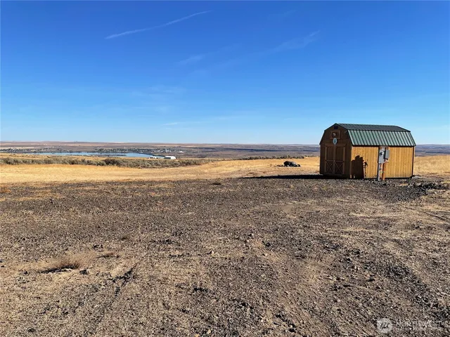 a view of a room with an ocean view