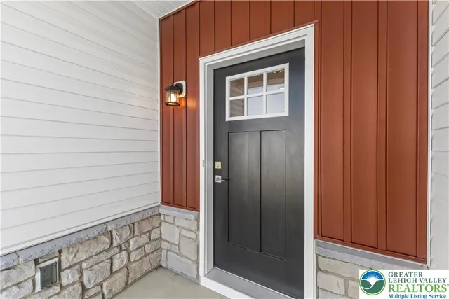 a view of front door