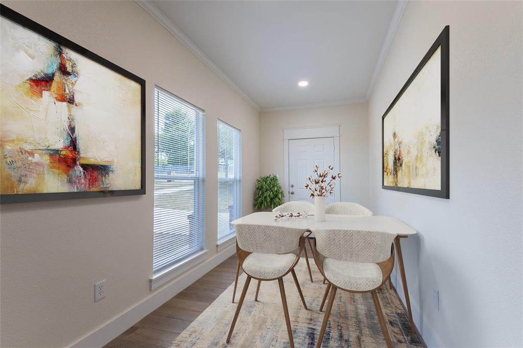 412 Crosby Street Lindale, TX 75771 - Photo 12 of 36 a dining room with furniture and window