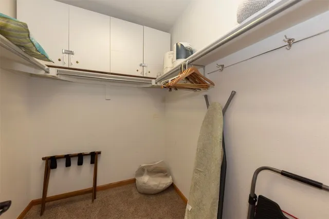 a view of walk in closet