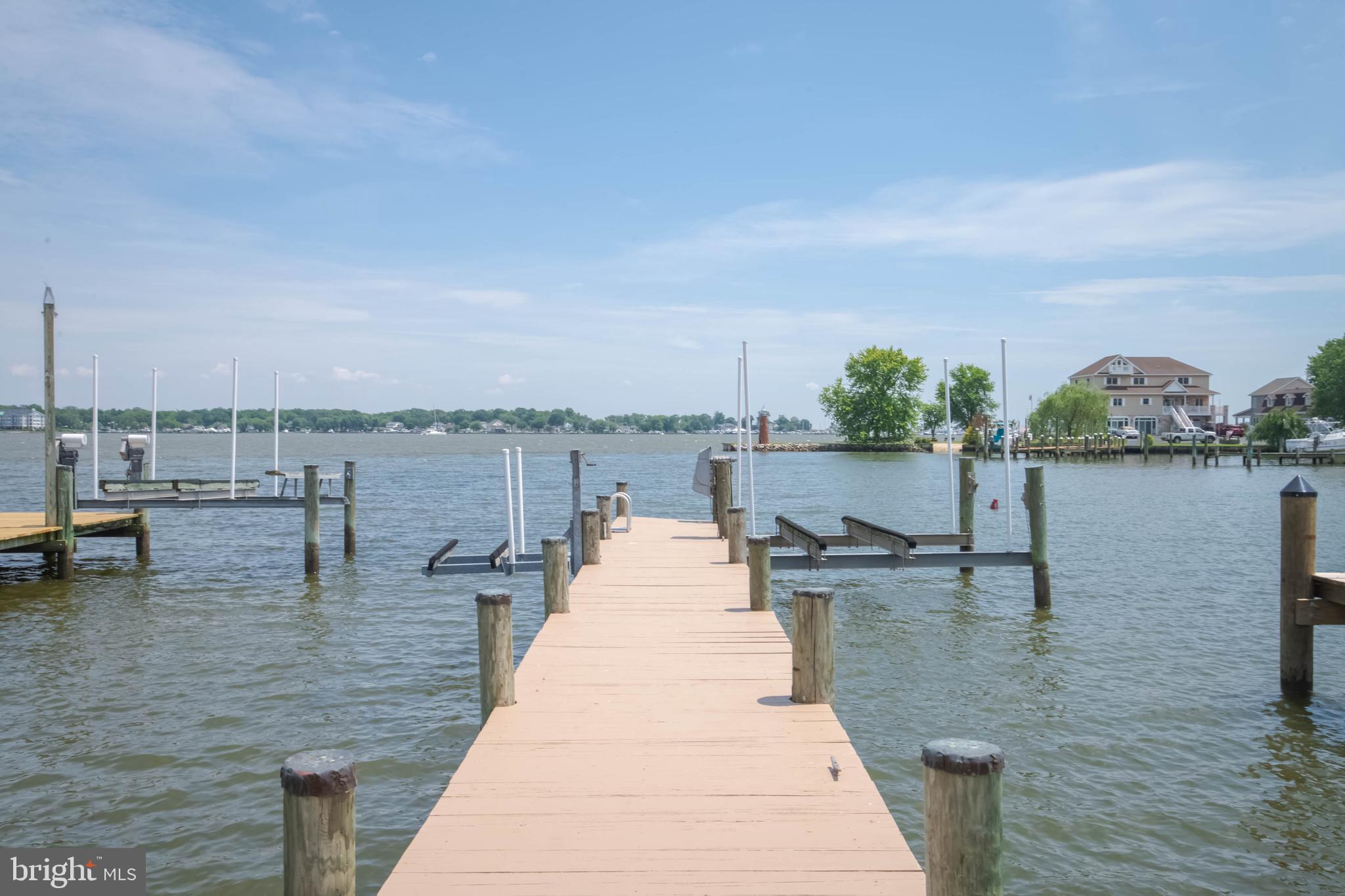 1117 Chester Road Middle River, MD 21220 - Photo 4 of 56 Pier with 16lb boat lift and jet ski lift