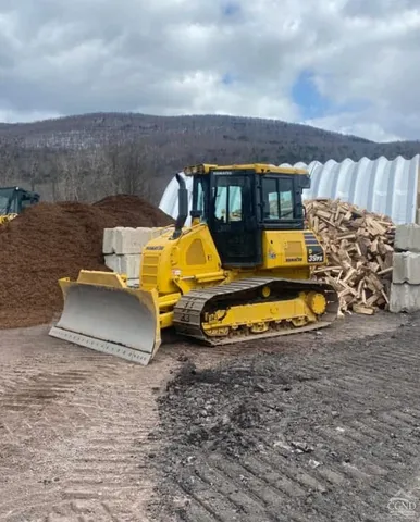 a car parked in front of a house
