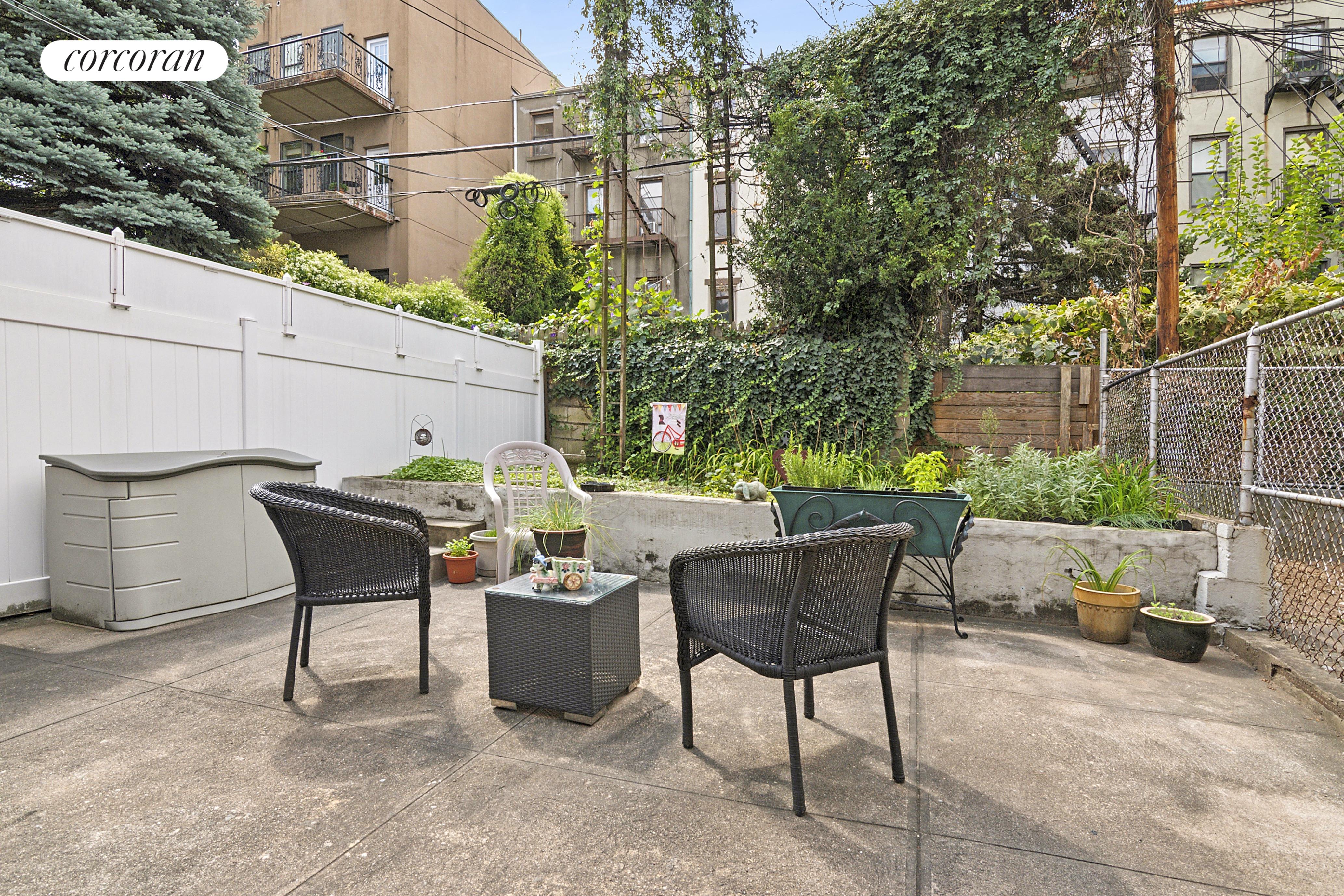 178 Sackett Street Brooklyn, NY 10017 - Photo 11 of 13 a view of an outdoor sitting area with furniture and garden