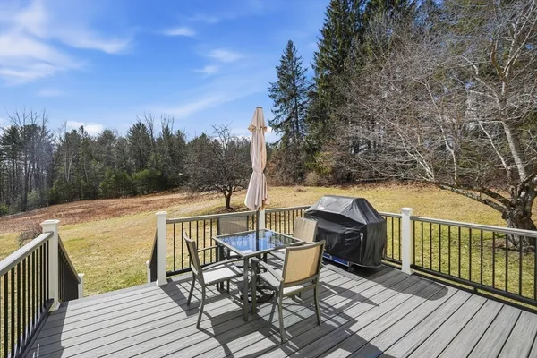 a view of an outdoor space and a yard