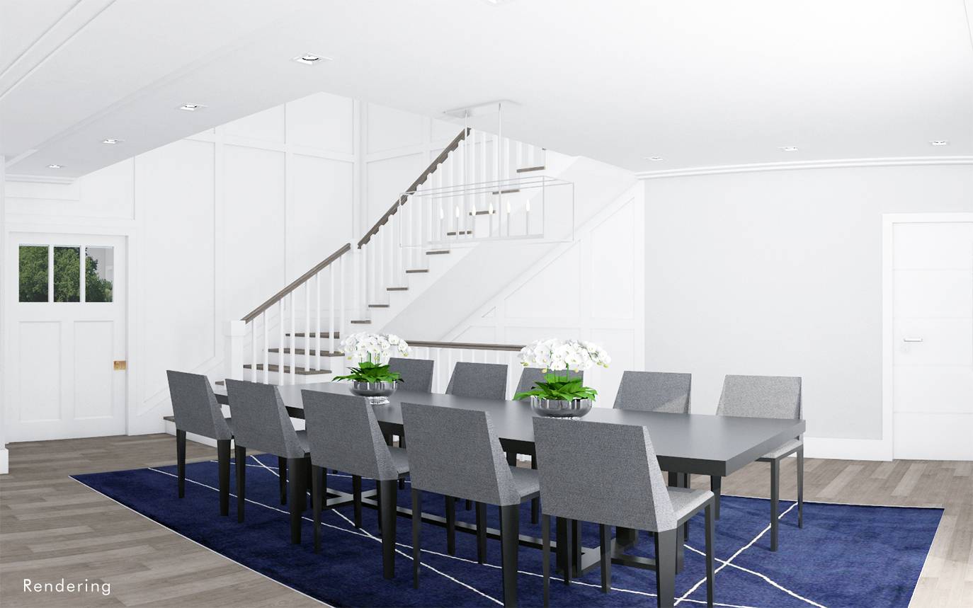 34 Harbor View Drive East Hampton, NY 11937 - Photo 5 of 10 a view of a dining room with furniture and wooden floor