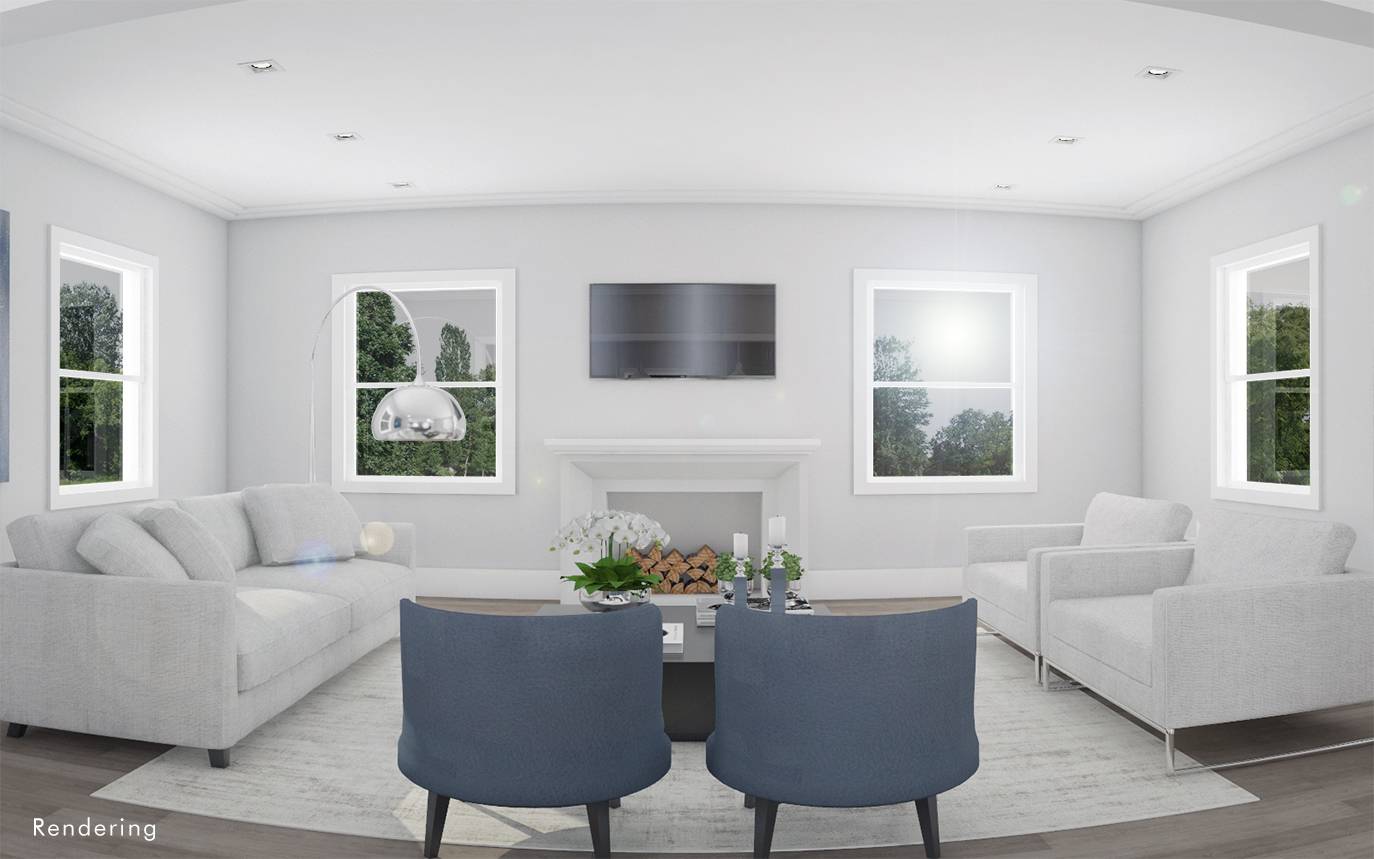 34 Harbor View Drive East Hampton, NY 11937 - Photo 6 of 10 a living room with furniture and a potted plant