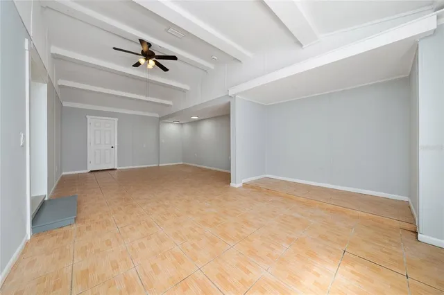 a view of empty room