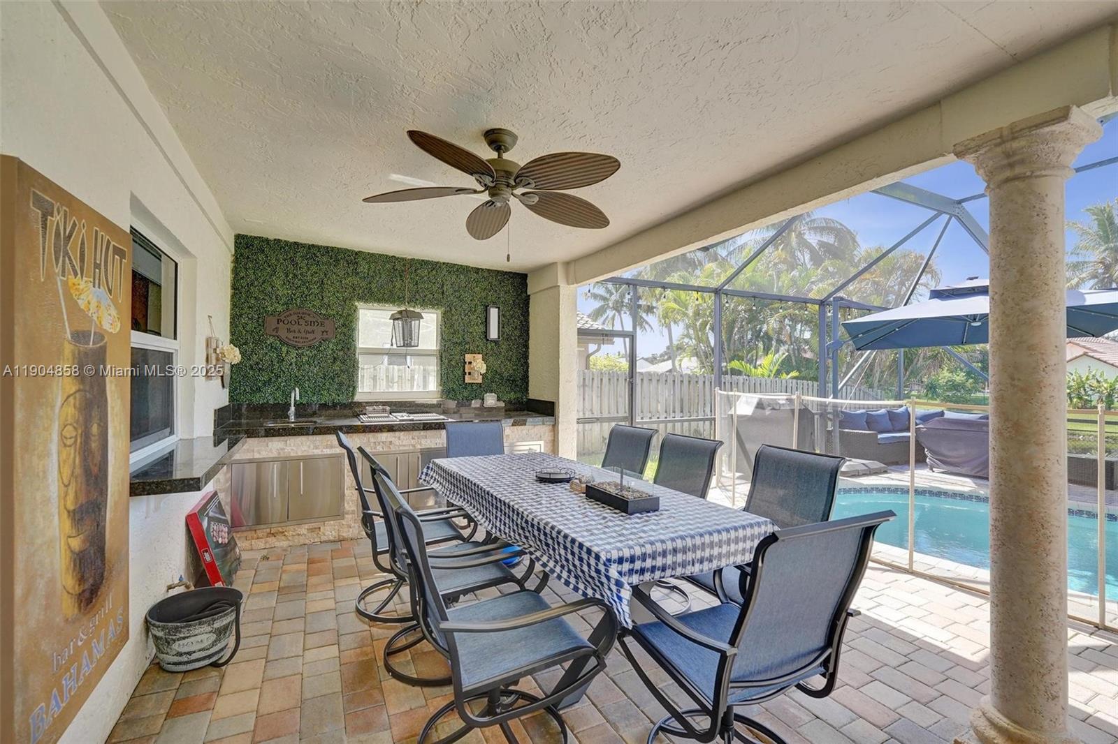 1501 Northwest 99th Avenue Plantation, FL 33322 - Photo 31 of 45 a view of a dining room with furniture window and outside view