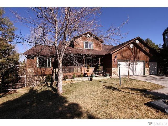 a view of a house with a patio