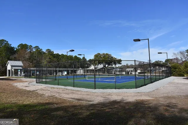 a view of a basketball court