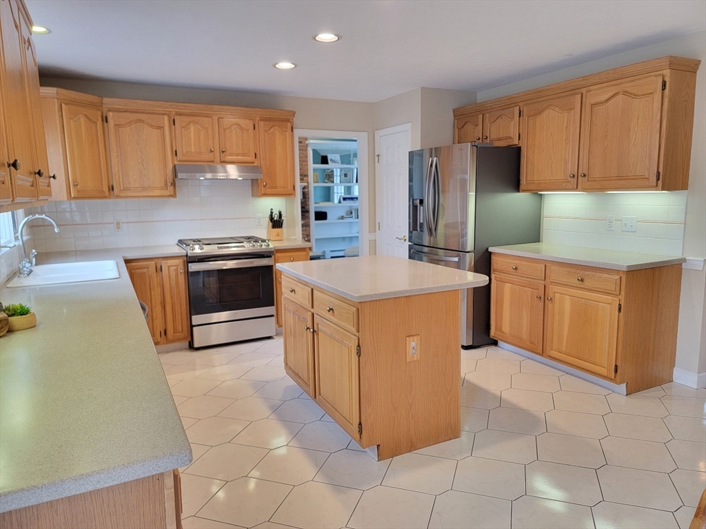11 Femia Road Ashland, MA 01721 - Photo 9 of 42 a kitchen with stainless steel appliances granite countertop a stove top oven a refrigerator a sink and dishwasher