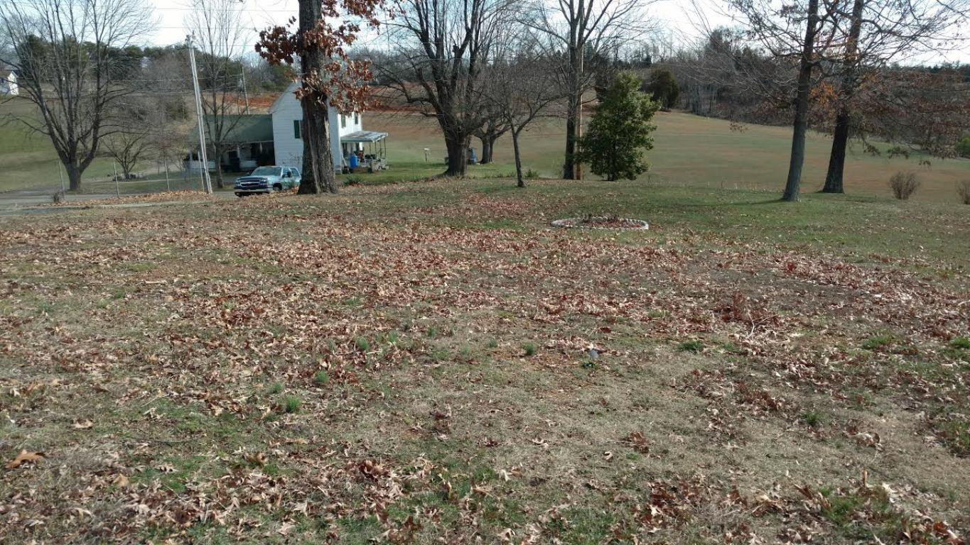 Front view of lot