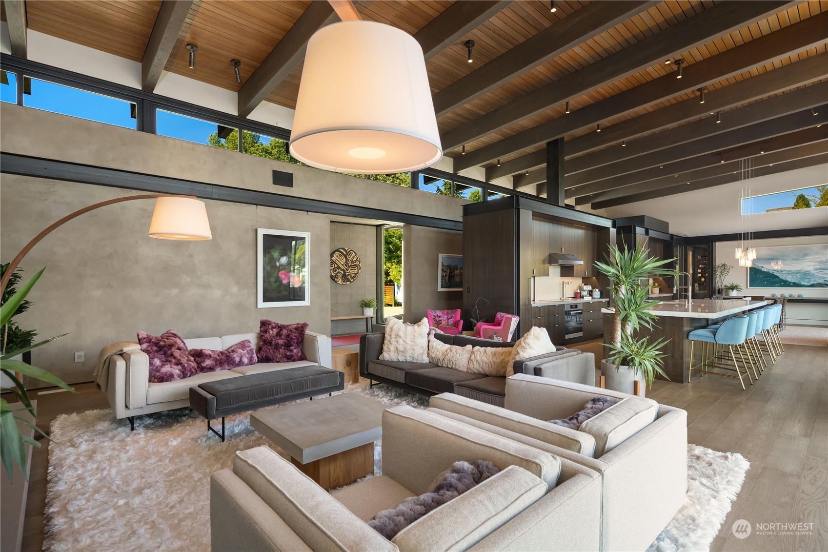 85 Cascade Key Bellevue, WA 98006 - Photo 6 of 37 a living room with furniture and a chandelier