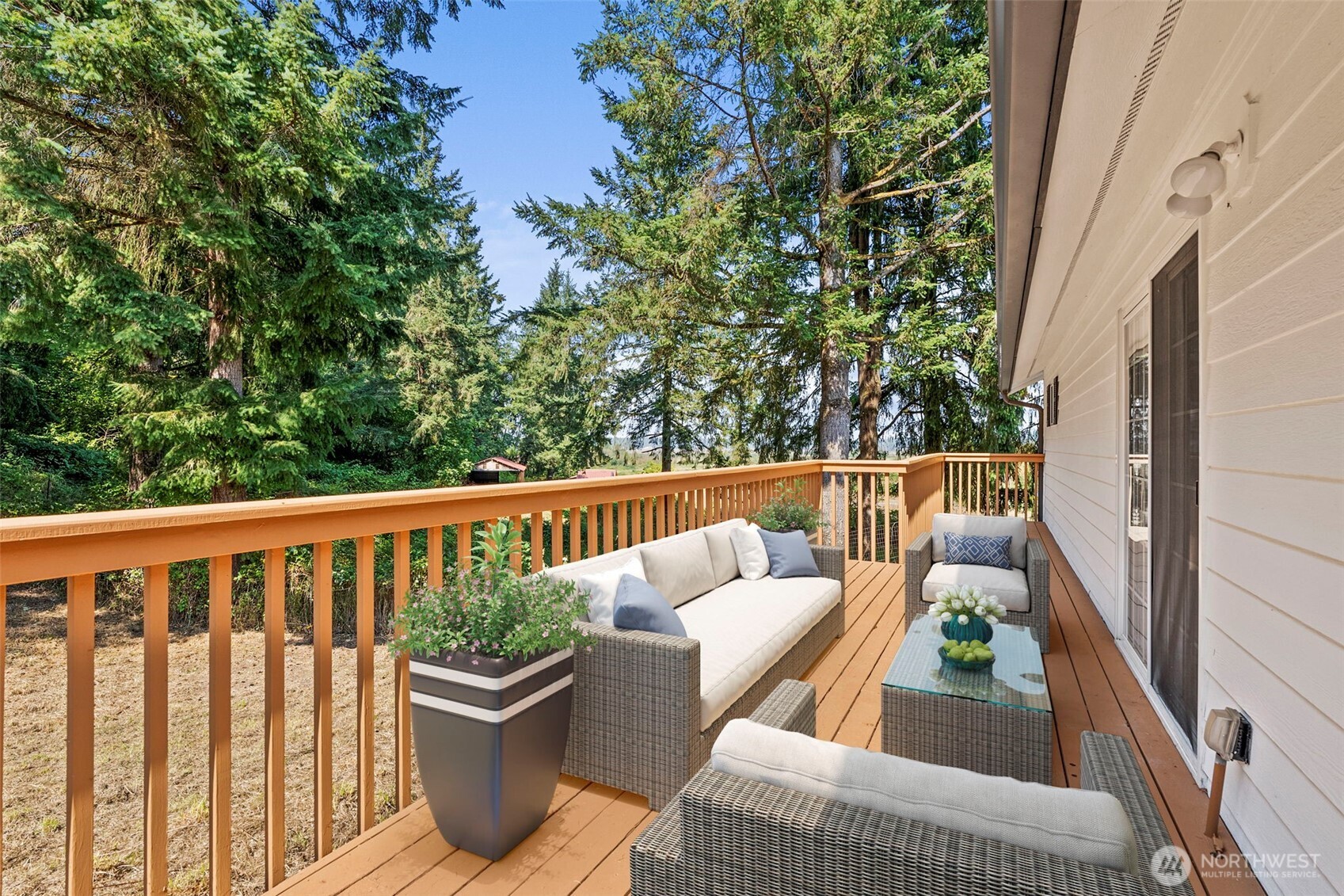 12225 Case Road Southwest Olympia, WA 98512 - Photo 32 of 40 a view of balcony with furniture